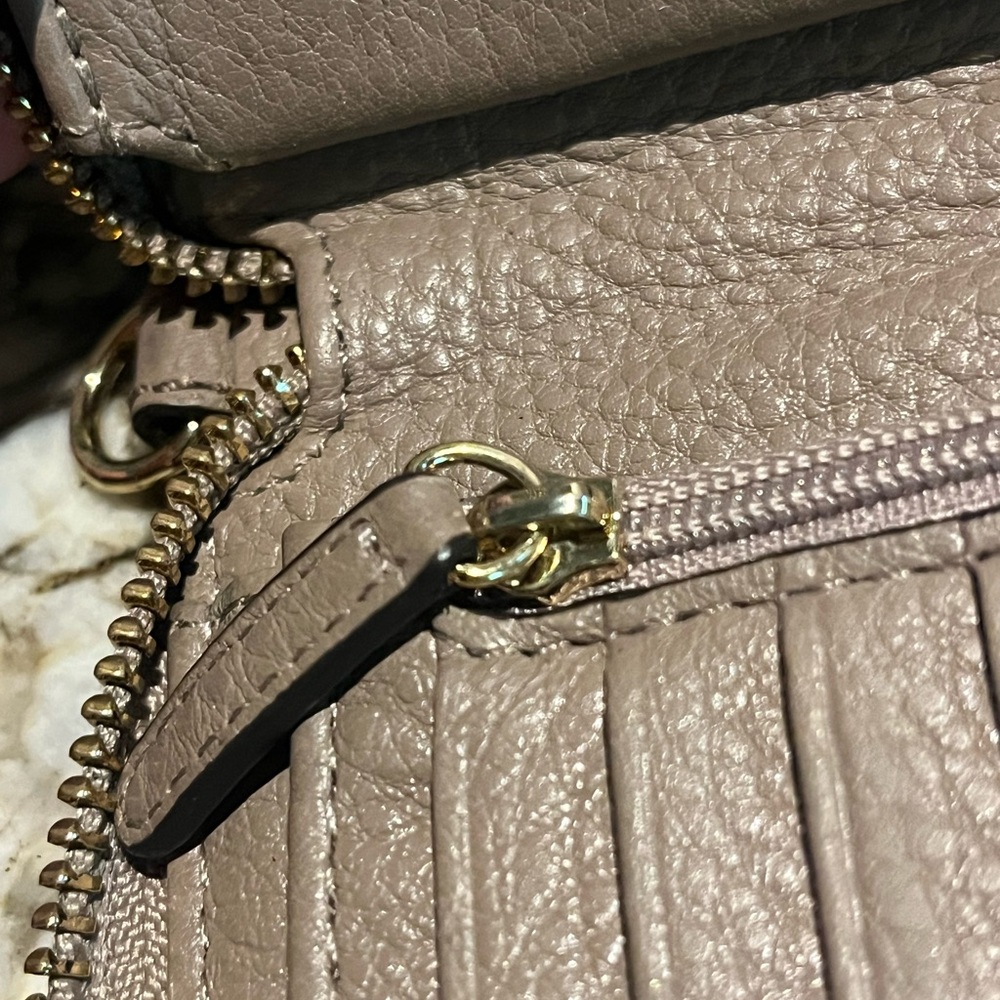 Michael Kors Taupe Leather Wallet - Picture 7 of 11